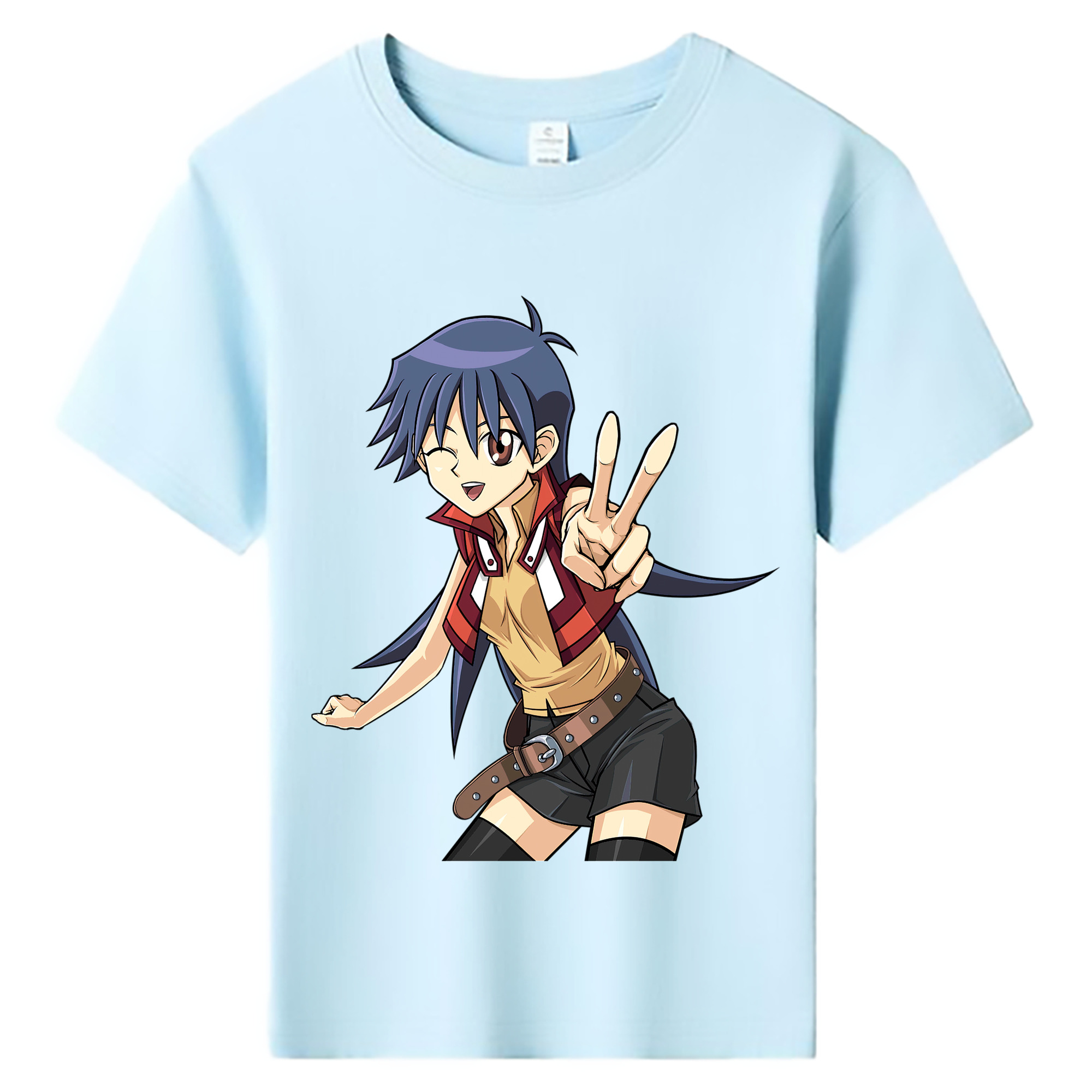 （画像用） 遊☆戯☆王 Yu-Gi-Oh! 綿100％キッズTシャツ（フロントプリント）